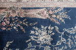 7x10 Blue and Beige Turkish Antep Rug