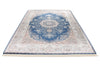 7x10 Blue and Beige Turkish Antep Rug