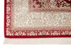 7x10 Red and Ivory Turkish Antep Rug