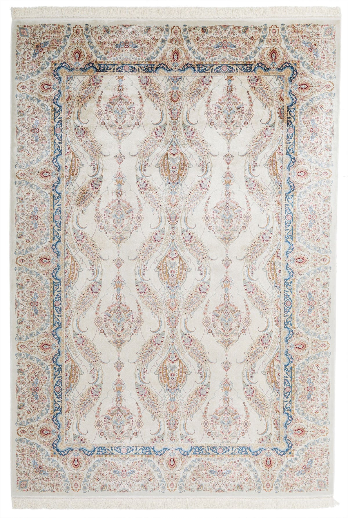 7x10 Ivory Turkish Antep Rug