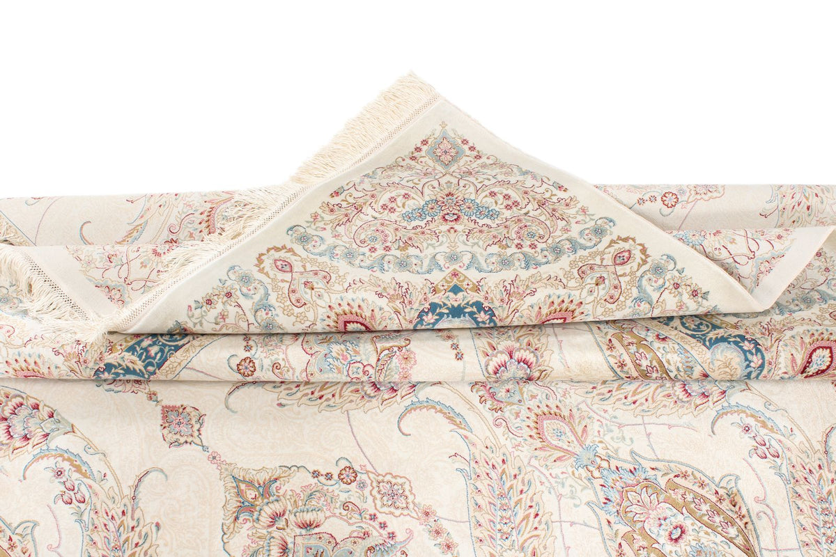 7x10 Ivory Turkish Antep Rug