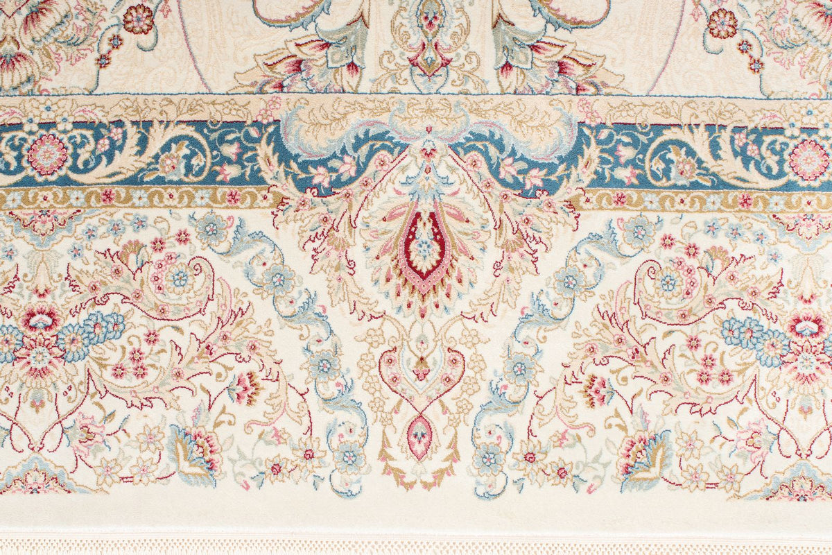 7x10 Ivory Turkish Antep Rug