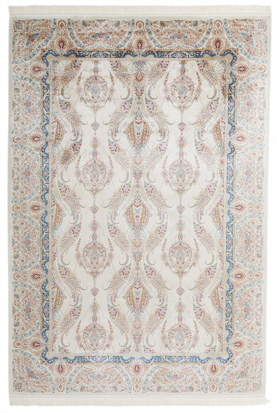 7x10 Ivory Turkish Antep Rug