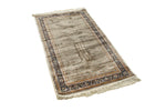 3x5 Brown and Beige Turkish Antep Rug