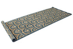 4x13 Blue and Ivory Turkish Oushak Runner