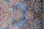 2x3 Blue and Gold Turkish Antep Rug