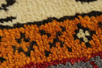 4x9 Red and Blue Turkish Tribal Runner