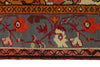 4x9 Red and Blue Turkish Tribal Runner