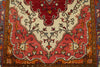 4x9 Red and Blue Turkish Tribal Runner