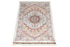 2x3 Ivory and Gold Turkish Antep Rug