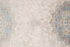 3x10 Blue and Ivory Turkish Antep Rug