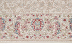 3x10 Blue and Ivory Turkish Antep Rug