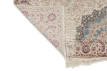 3x10 Blue and Ivory Turkish Antep Rug