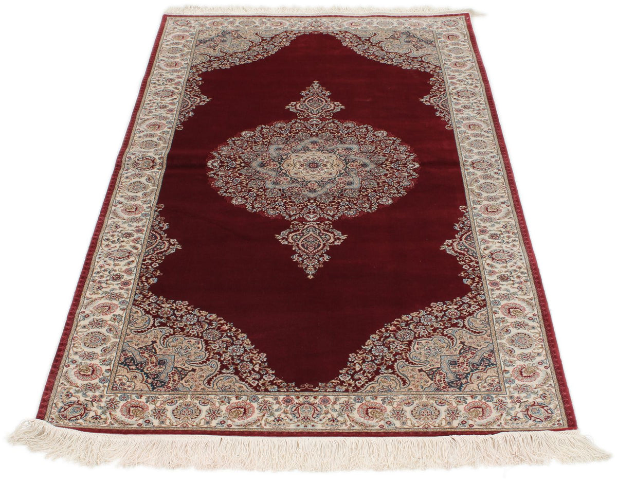 3x7 Red and Ivory Turkish Antep Runner