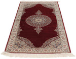 3x7 Red and Ivory Turkish Antep Runner