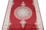 3x7 Red and Ivory Turkish Antep Runner
