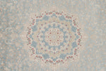 3x10 Blue and Ivory Turkish Antep Runner
