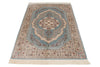 4x6 Blue and Ivory Turkish Antep Rug