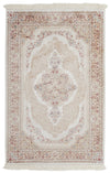 4x6 Beige and Ivory Turkish Antep Rug