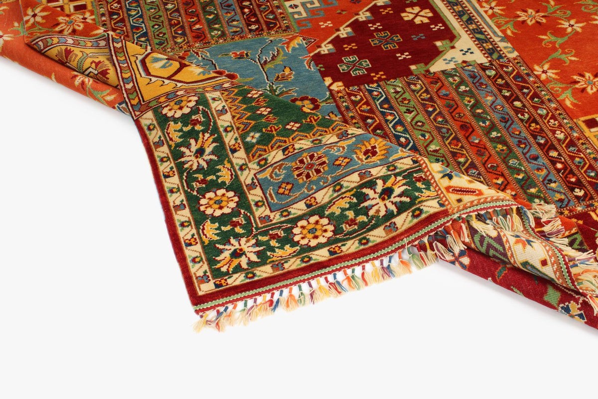 8x10 Multicolor Turkish Patchwork Rug