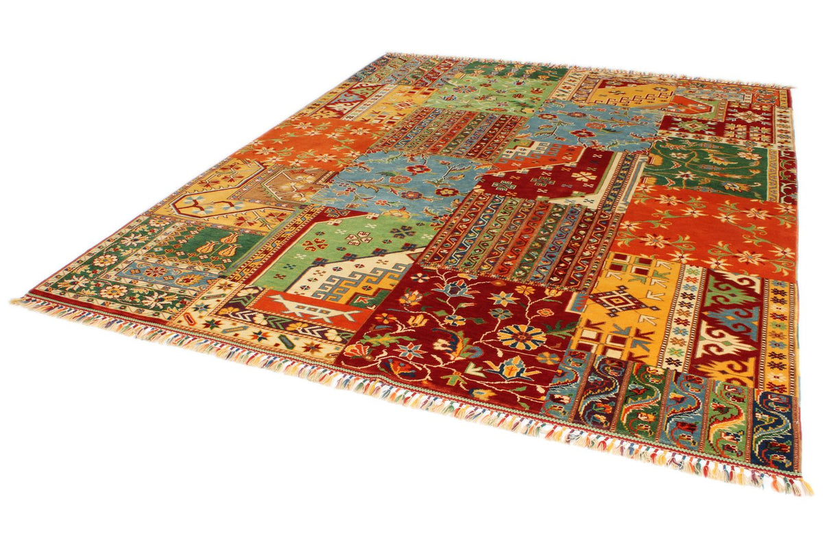 8x10 Multicolor Turkish Patchwork Rug