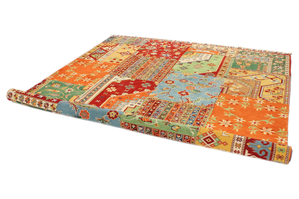 8x10 Multicolor Turkish Patchwork Rug