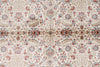 5x8 Ivory and Red Turkish Antep Rug