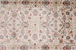 5x8 Ivory and Red Turkish Antep Rug