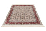 5x8 Ivory and Red Turkish Antep Rug