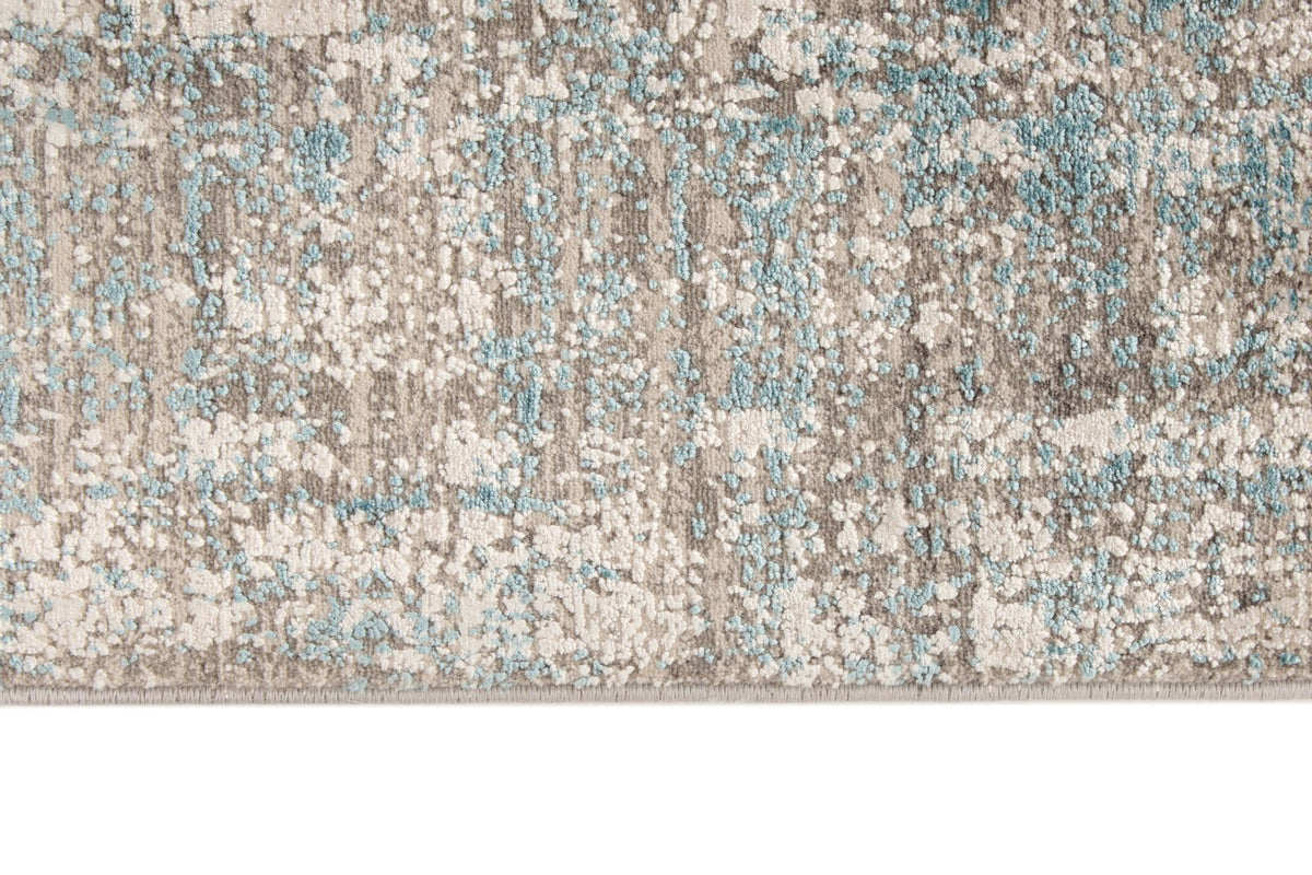 3x7 Blue and Red Turkish Antep Runner