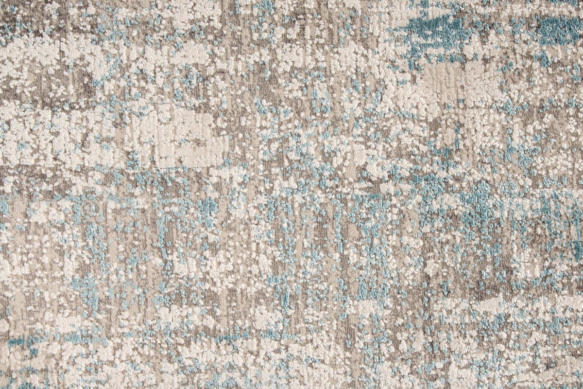 3x7 Blue and Red Turkish Antep Runner