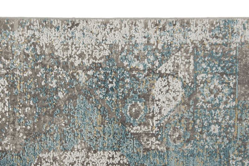 3x10 Blue and White Turkish Antep Runner