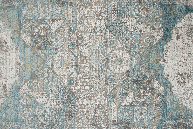 3x10 Blue and White Turkish Antep Runner