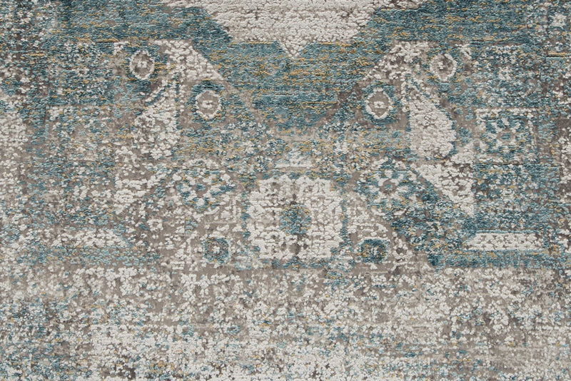 3x10 Blue and White Turkish Antep Runner