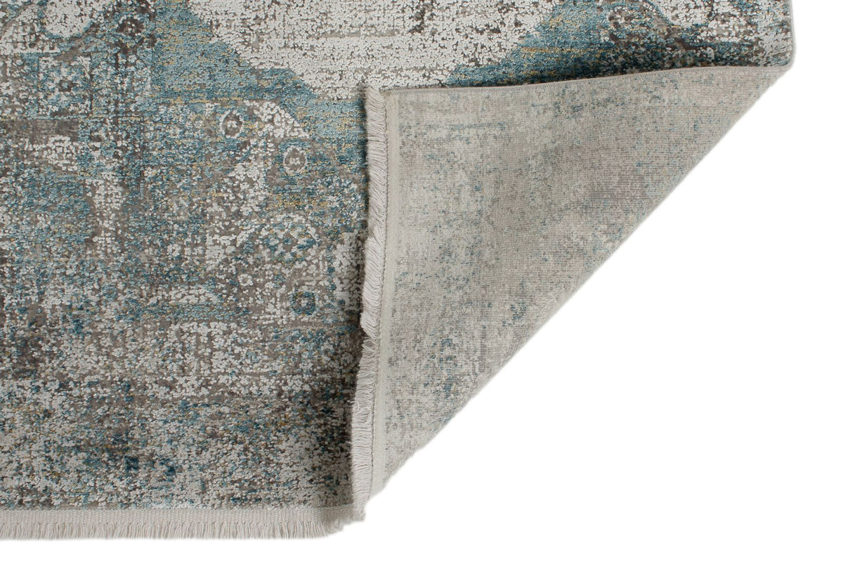 3x10 Blue and White Turkish Antep Runner