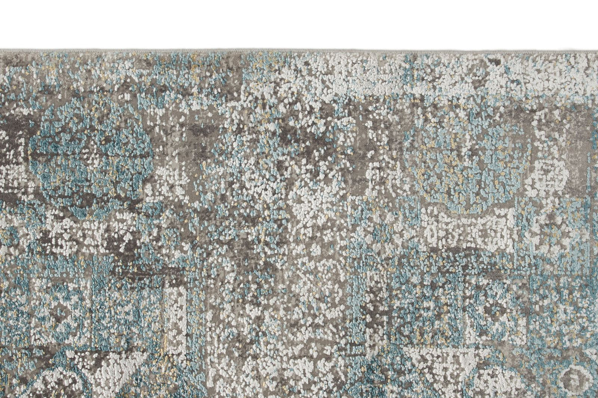 3x10 Blue and White Turkish Antep Runner