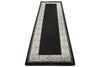 3x10 Black and White Turkish Antep Runner