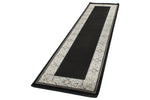 3x10 Black and White Turkish Antep Runner