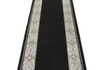 3x10 Black and White Turkish Antep Runner