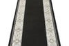 3x10 Black and White Turkish Antep Runner