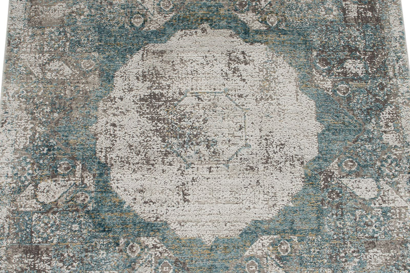 3x10 Blue and White Turkish Antep Runner