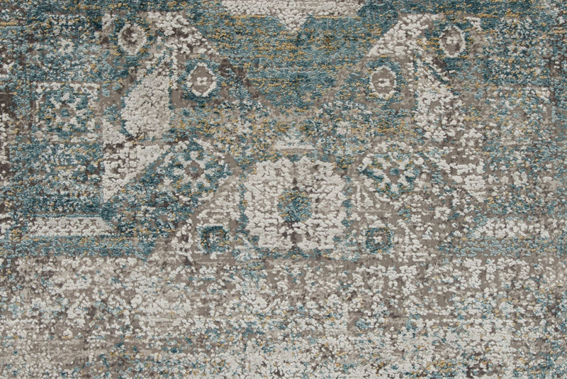 3x10 Blue and White Turkish Antep Runner