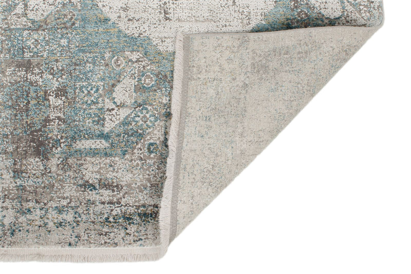 3x10 Blue and White Turkish Antep Runner