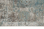 3x10 Blue and White Turkish Antep Runner