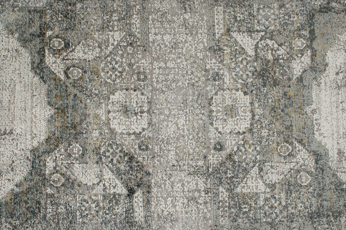 3x10 White and SilverTurkish Antep Rug