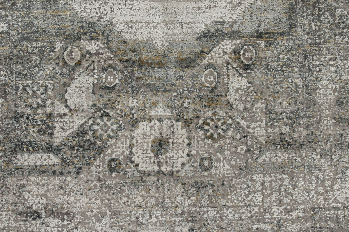 3x10 White and SilverTurkish Antep Rug