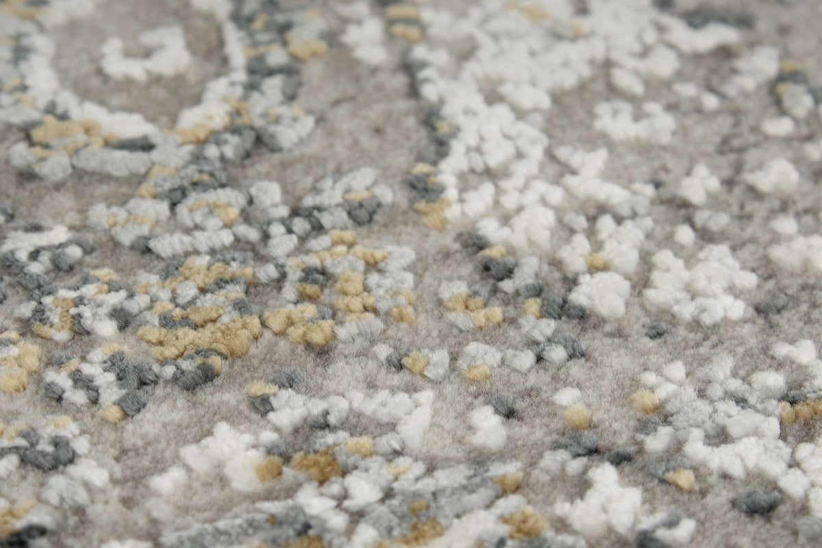 3x10 White and SilverTurkish Antep Rug
