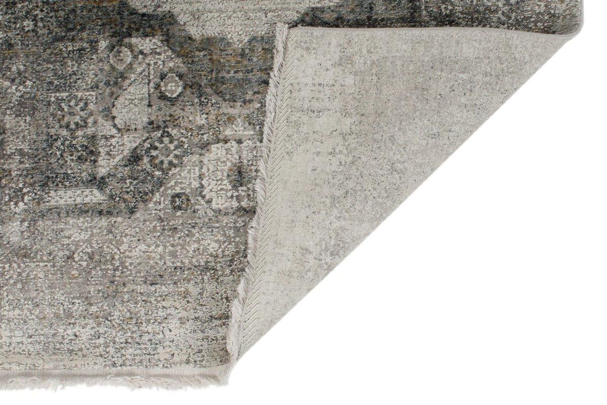 3x10 White and SilverTurkish Antep Rug