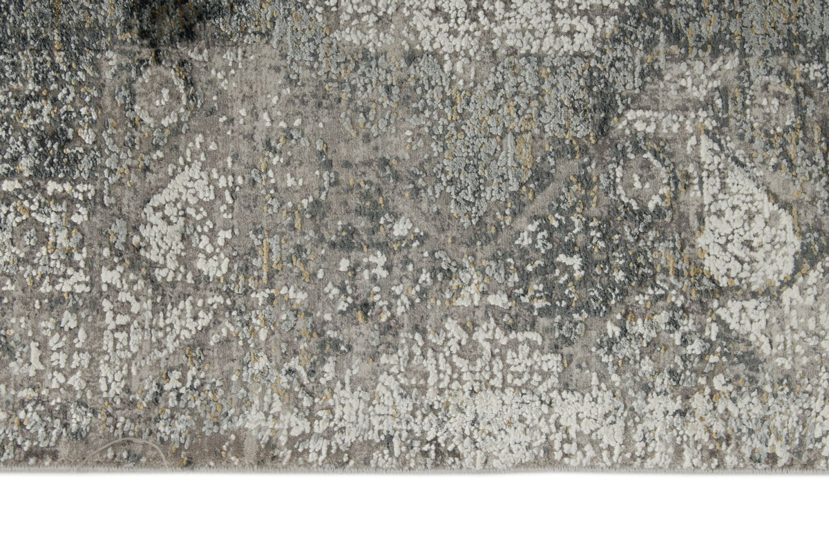 3x10 White and SilverTurkish Antep Rug