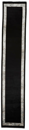 3x13 Black and White Turkish Antep Runner